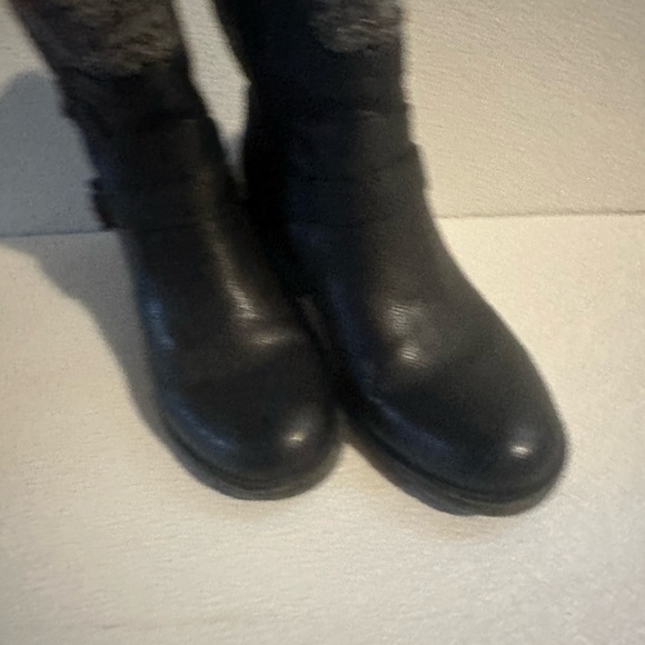 Baretraps Dovet Boots Black Leather Women's Size 9 M Buckles - Picture 4 of 7